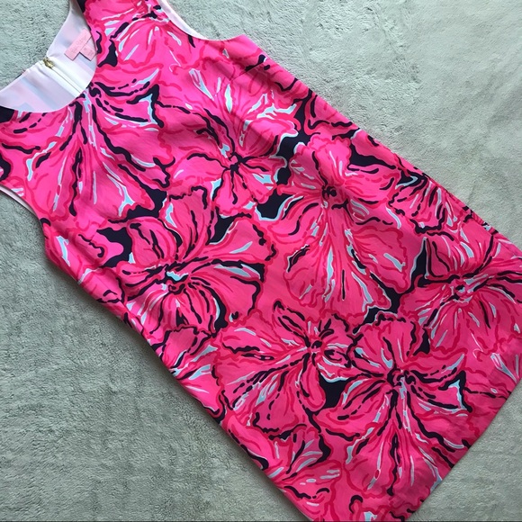 Lilly Pulitzer Dresses & Skirts - Lilly Pulitzer Iona Shift Dress Bright Navy Flirty